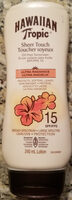 Edgewell Sheer Touch Oil-free Sunscreen Lotion SPF 15