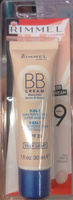 Rimmel BB cream radiance 9 en 1 SPF 25 - 00? très claire
