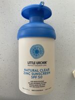Little Urchin Natural Clear Zinc Sunscreen SPF 50